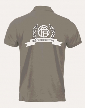 Höchberg 94 Fan Poloshirt, grau,  inkl. Druck
